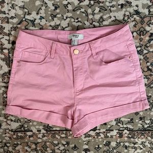 Baby Pink High Waisted Shorts